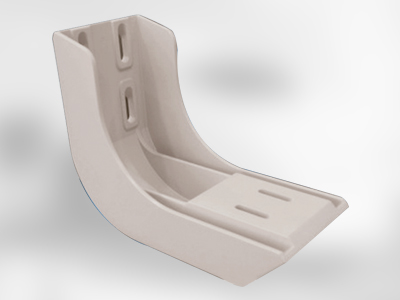 Contact rail integral insulating bracket and shield