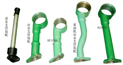 Outlet branch pipe assembly