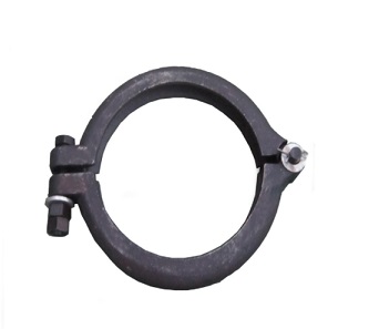 Exhaust branch pipe clamp assembly