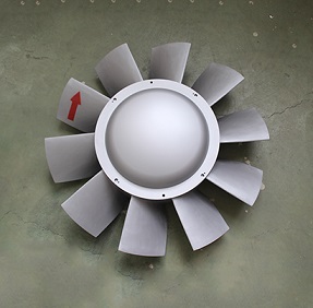 HXD2B mechanical room fan impeller