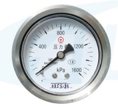 Y60Z stainless steel pressure gauge