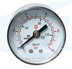 Y40Z single needle pressure gauge - double scale