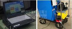 Locomotive roof wheel detection equipment